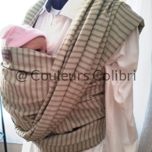 le carolin coton et lin écharpe de portage