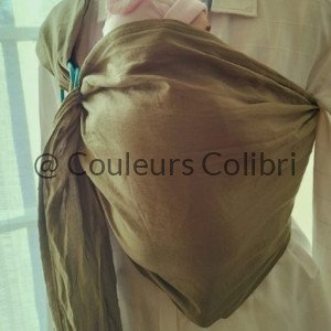 le carolin lin à anneaux écharpe de portage