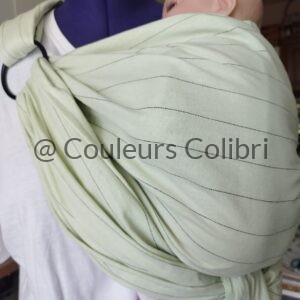 Le Carolin Coton et Lin - écharpe de portage artisanale
